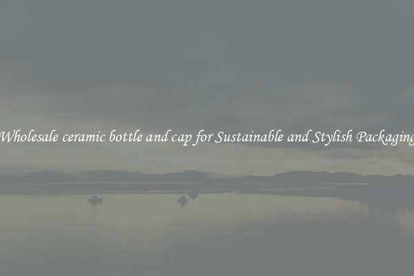 Wholesale ceramic bottle and cap for Sustainable and Stylish Packaging