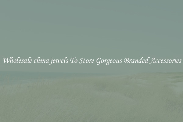 Wholesale china jewels To Store Gorgeous Branded Accessories