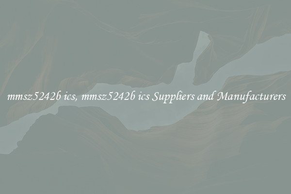 mmsz5242b ics, mmsz5242b ics Suppliers and Manufacturers