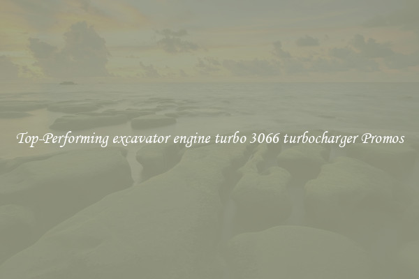 Top-Performing excavator engine turbo 3066 turbocharger Promos