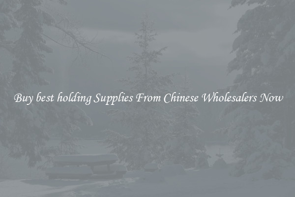 Buy best holding Supplies From Chinese Wholesalers Now