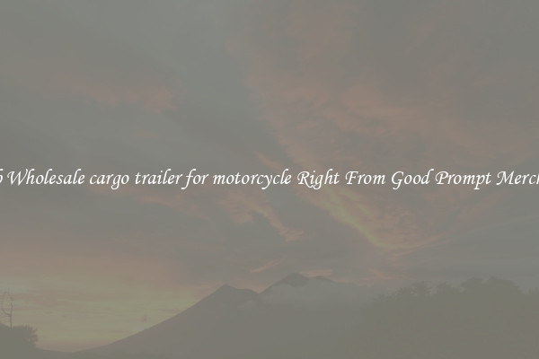Grab Wholesale cargo trailer for motorcycle Right From Good Prompt Merchants