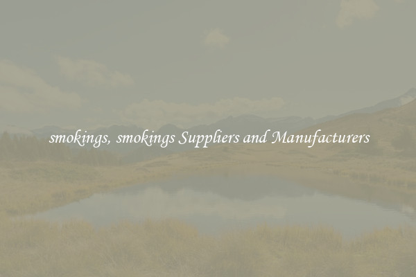 smokings, smokings Suppliers and Manufacturers